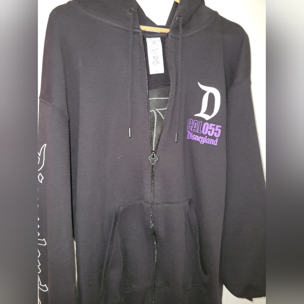 Black Disneyland Zip-Up Hoodie